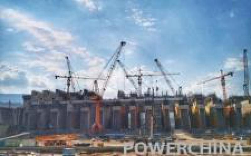 大藤峽左岸泄水閘工程首個(gè)壩段全線到頂