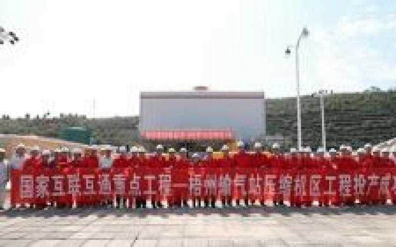 梧州壓氣站整體投運(yùn)