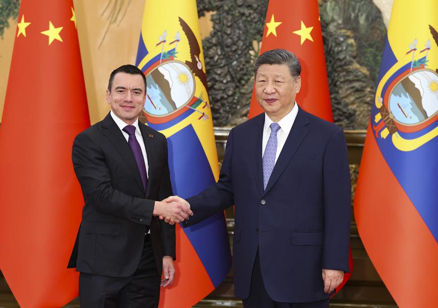 中國(guó)和厄瓜多爾共同簽署推進(jìn)“一帶一路”建設(shè)的合作規(guī)劃