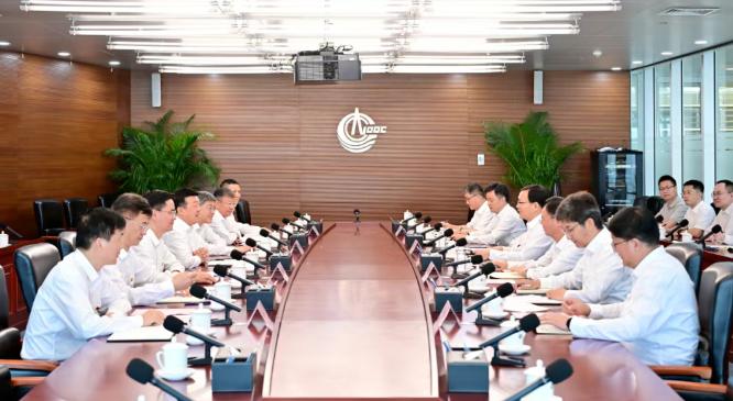 中國海油與中國大唐高層會談！