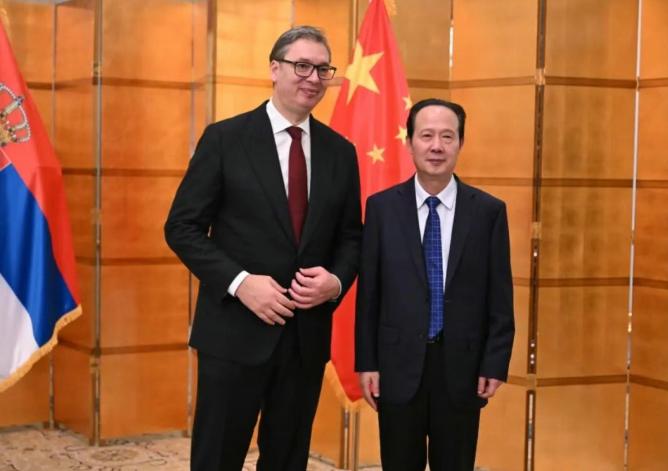 中國電建黨委書記、董事長丁焰章拜會塞爾維亞總統武契奇