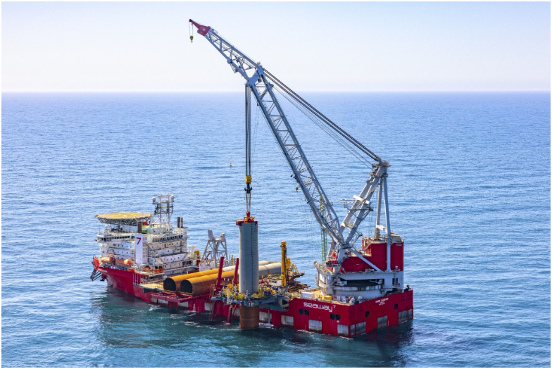 全球最大海上風電場單樁全部安裝完畢